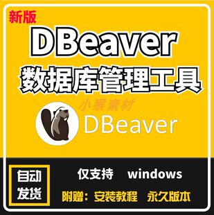 DBeaver数据库管理工具中文绿色版备份和恢复导入导出优化win