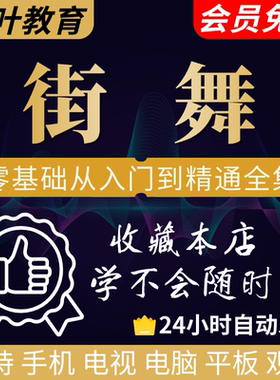零基础街舞Hiphop视频教程抖音街舞嘻哈舞蹈教学入门成人全套课程