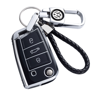 适用大众钥匙套速腾途观L朗逸宝来帕萨特凌渡途岳途昂揽巡锁匙包