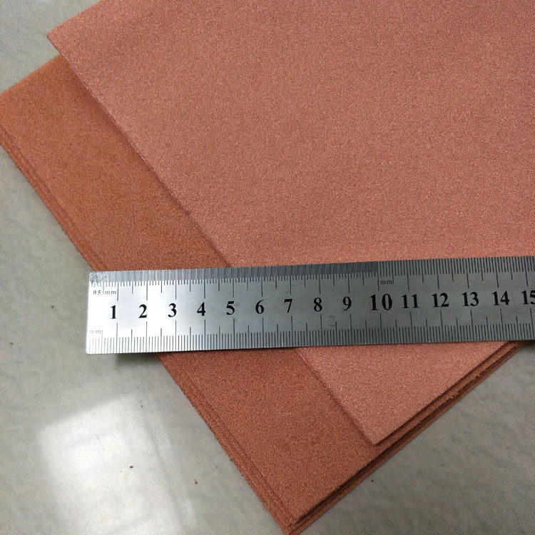 泡沫铜 投影仪散热泡沫铜 0.1-15MM厚多孔发泡铜 130PPI现货