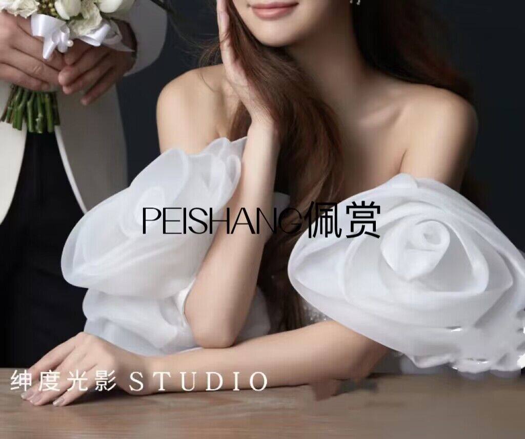 입체 장미 꽃 소매 흰색 웨딩 튜브 탑 웨딩 드레스 소매 팔 슬리브 팔 신부 장갑 액세서리 덮음