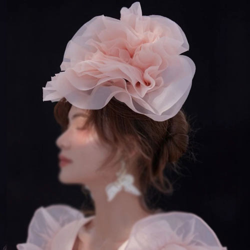 佩赏手工立体花朵新娘礼服头饰