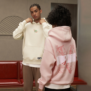 秋冬加绒加厚保暖上衣血脉 卫衣男款 有志者UZIS美式 篮球运动连帽衫