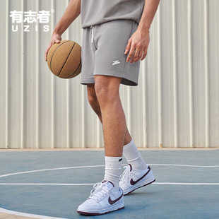 男篮球训练美式 有志者UZIS 夏季 宽松运动短裤 有志敢当 潮流四分裤