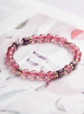 草莓晶情人节送礼手链