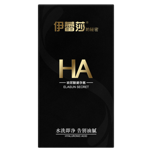 elasun尚牌伊蕾莎的秘密玻尿酸避孕套118只水润至薄 超薄水润