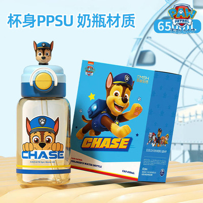 汪汪队水壶儿童水杯幼儿园宝宝杯子阿奇天天汪汪队立大功饮水杯夏