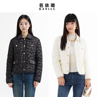 芭依璐2025冬季新款轻薄羽绒服时尚保暖短款韩版显瘦小香风外套女