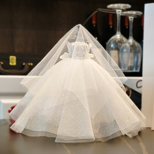 婚纱礼物模型摆件送女生生日礼物闺蜜姐妹有纪念意义18岁成人礼物