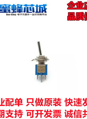 SMTS-102 纽子/钮子开关 拨动开关两档开关常开常闭 3A 125V 迷你