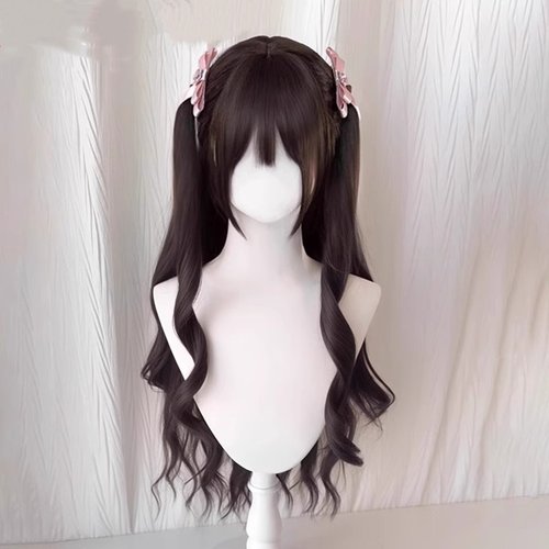 假发女孩假发长卷发长发lolita大波浪洛丽塔日常整顶萝莉全头套式