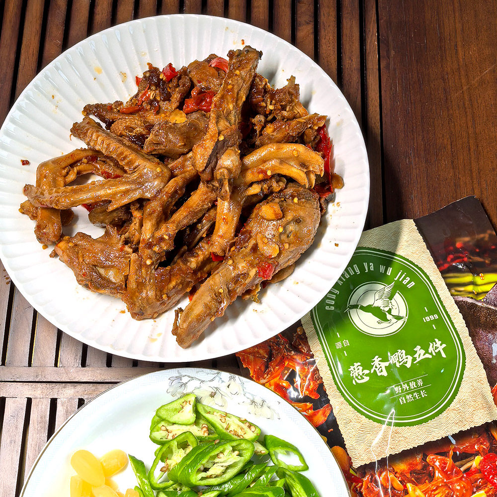 舜华葱香鸭五件半成品预制菜熟食图片