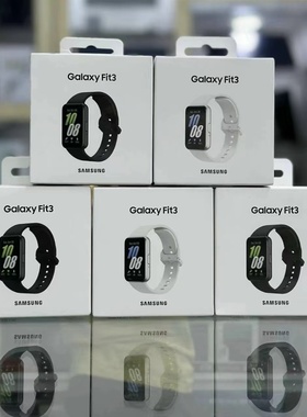 SAMSUNG/三星 Galaxy Fit3蓝牙手环智能心率睡眠监测运动防水表