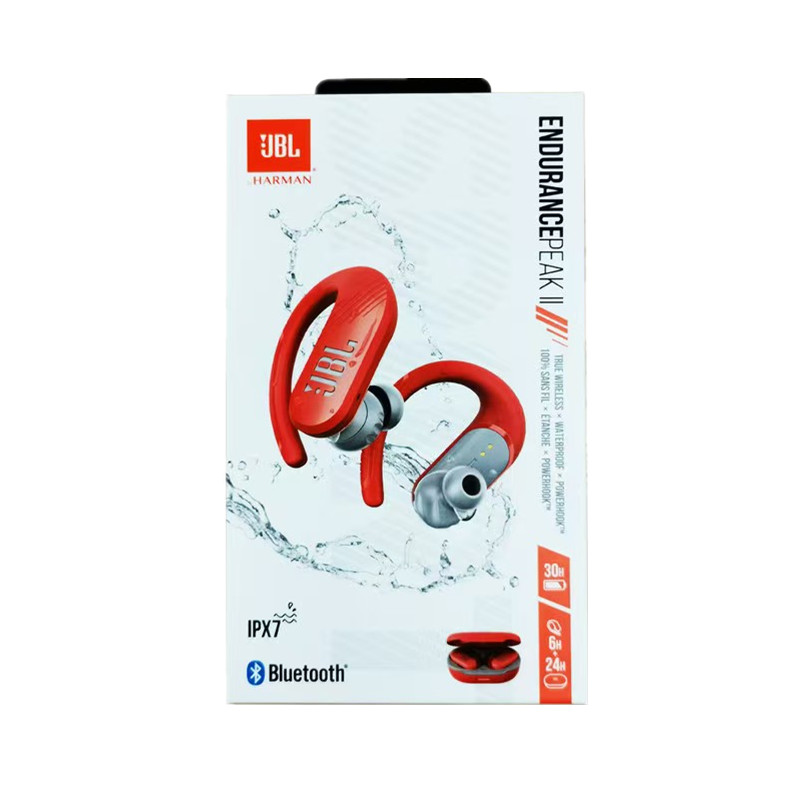 JBL ENDURANCE PEAK2 II重低音挂耳式无线运动蓝牙耳机防脱落防水