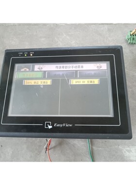 威伦触摸屏MT6070TV,二手拆机实物图,有轻微划痕,功能