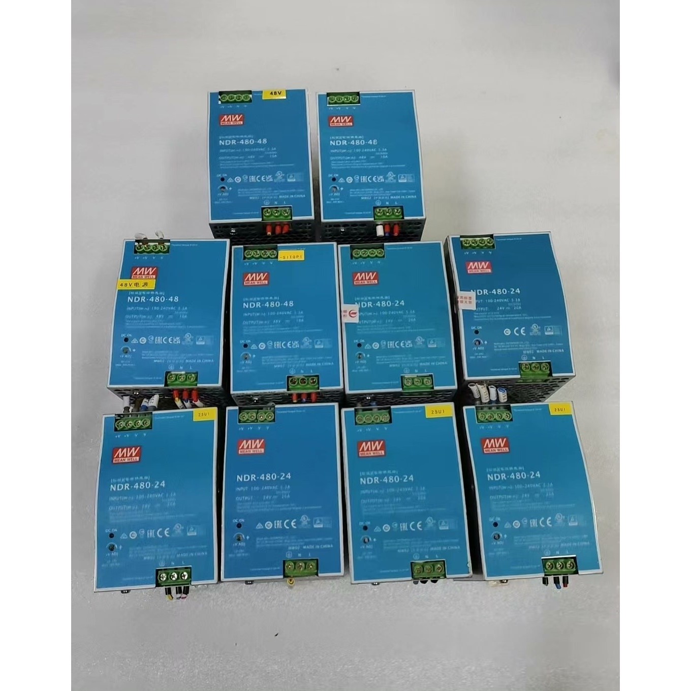 9新明伟电源NDR-480-48,实物拍摄还有4台成色漂亮,