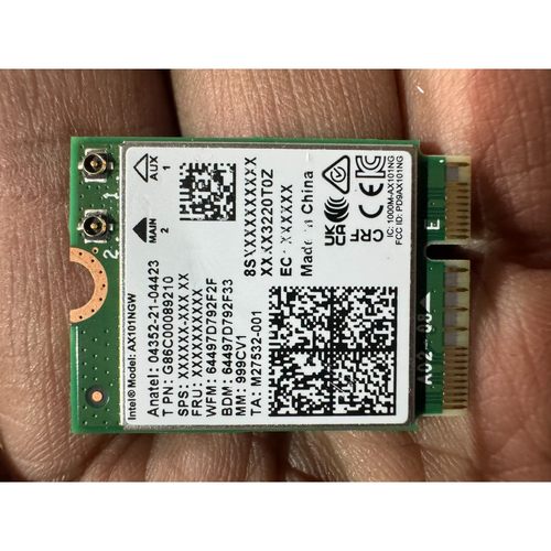 出售英特尔AX101NGW无线网卡,AX1690I全新拆机卡
