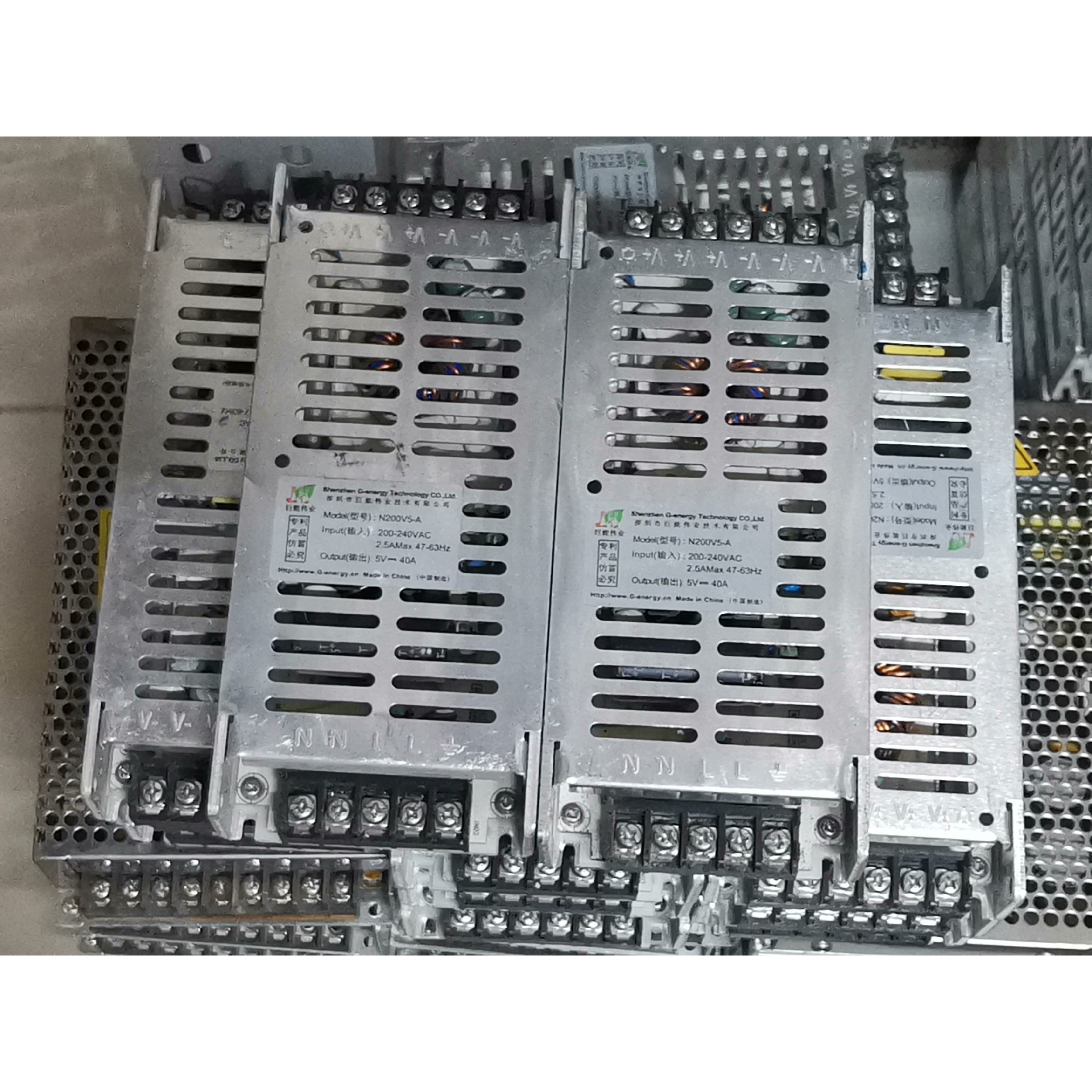 LED电源5V40A巨能伟业N200V5-A原装正品拆机无修