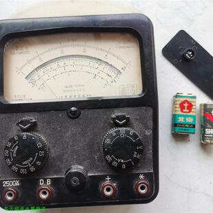 500型万用表上海震华1965年原版表头一次没打开过