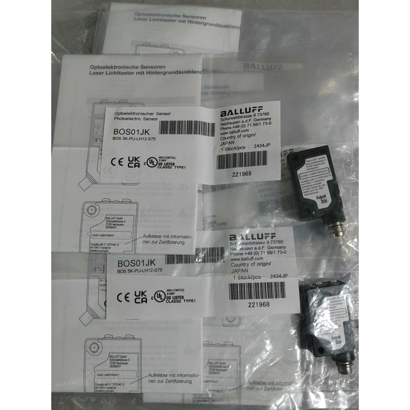 @全新原装正品BALLUFF巴鲁夫BOS01JK光电开关BO