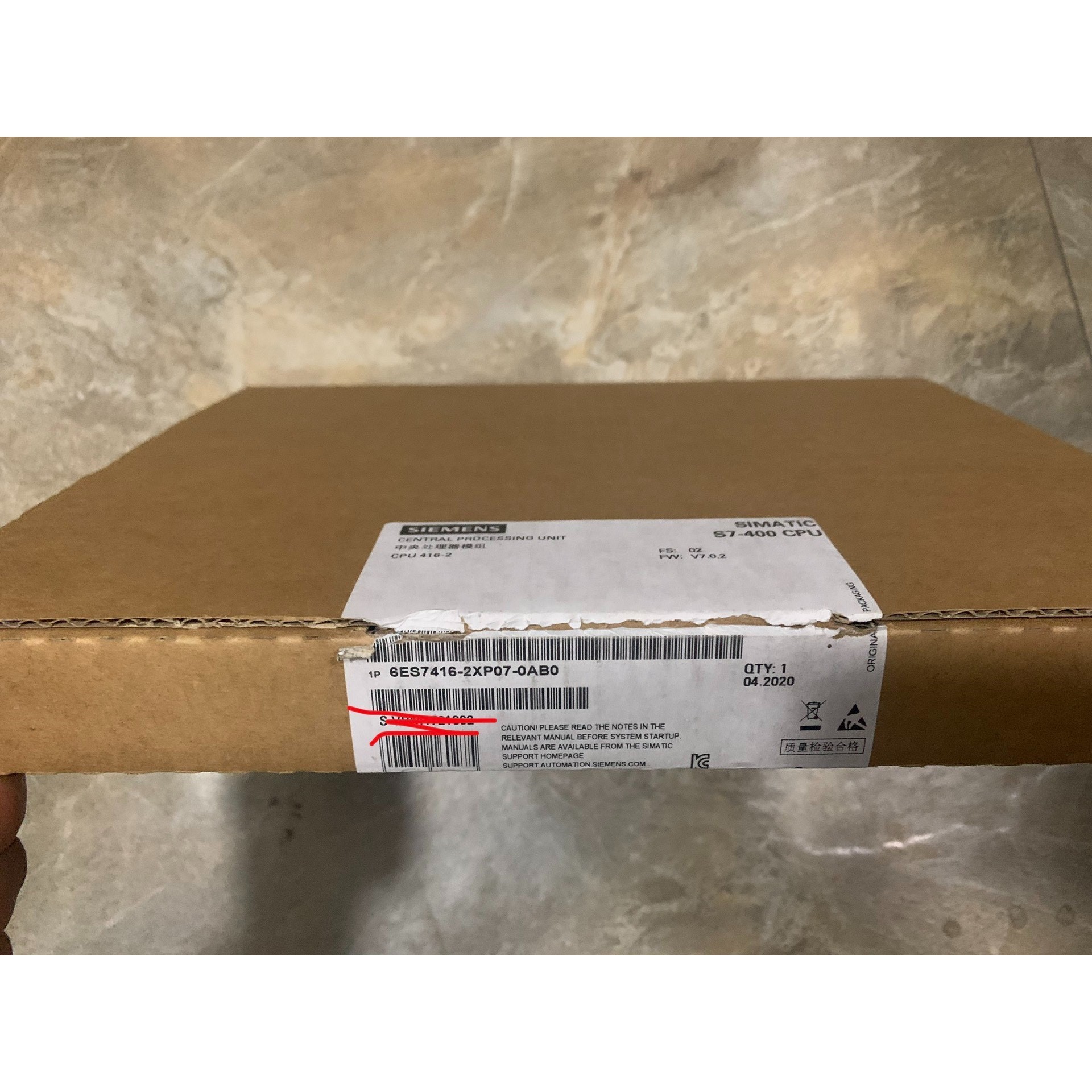 6ES7416-2XP07-0AB0 20年全新仅开封 实弹