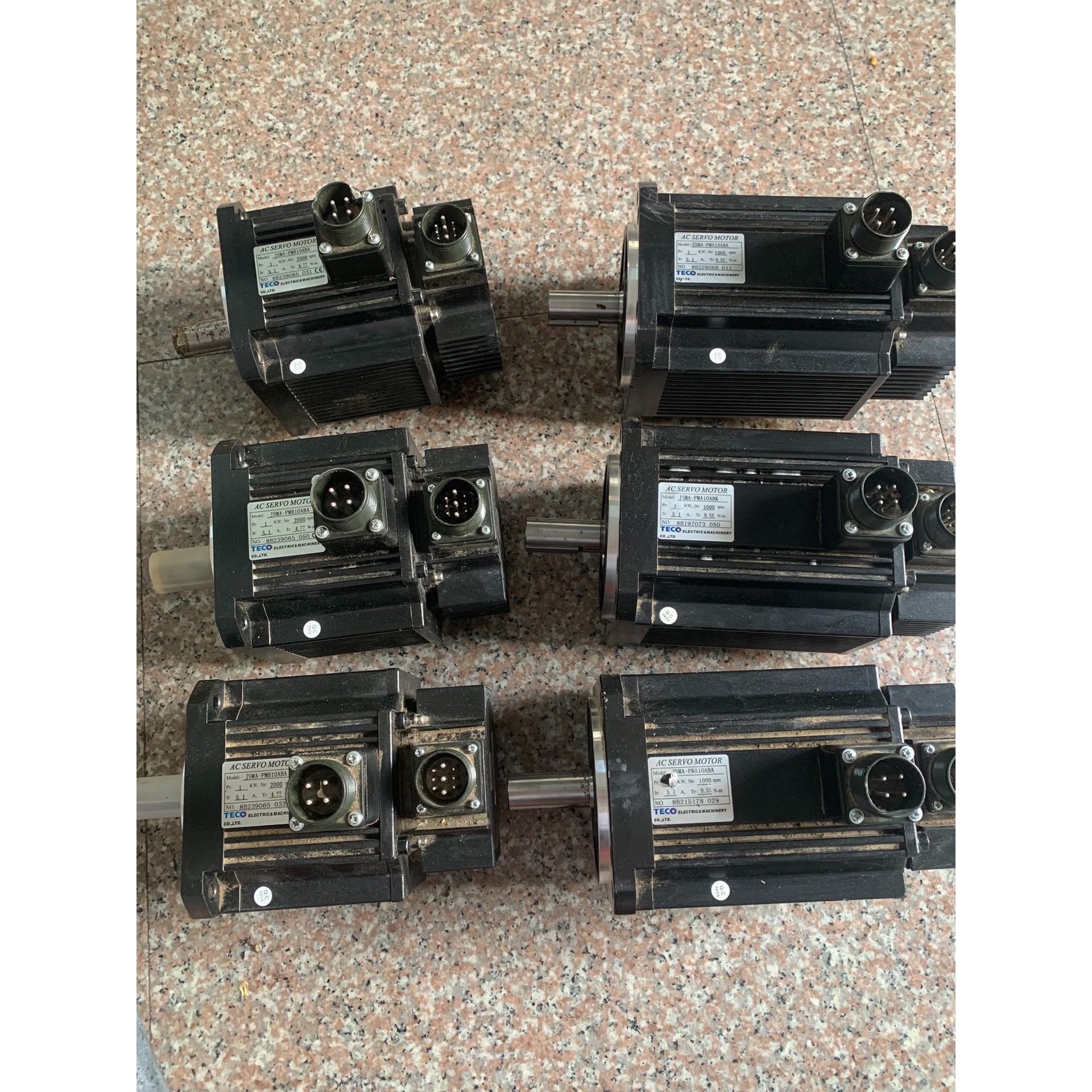 东元伺服电机JSMA-PMB10ABA(1kw)-3个 JS