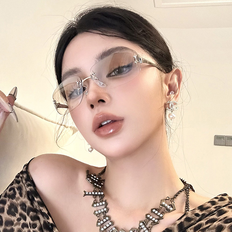 防紫外线椭圆欧美风星星椭圆