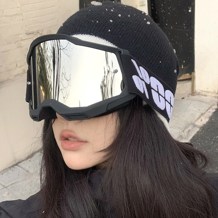 欧风眼镜黑水银滑雪镜护目镜登山