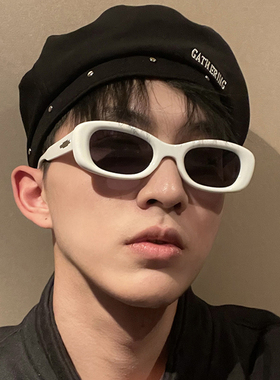 2023新款赛博朋克感墨镜男士欧美辣妹超酷街拍防晒近视太阳眼镜女