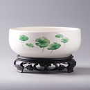 铜钱草花盆陶瓷大号家用水仙花专用一叶莲碗莲盆无孔水培睡莲盆缸