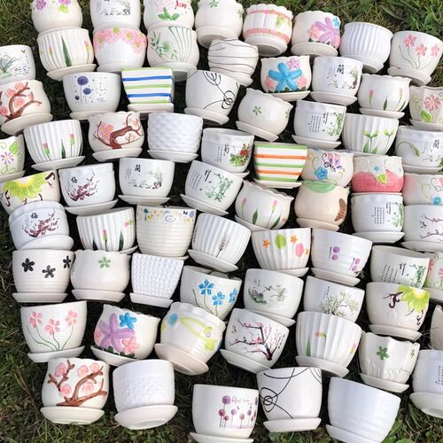 陶瓷特价清仓创意简约风多肉花盆