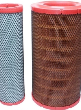 2438潍柴空气滤芯 20临工22吨26压路机柳工842H装载机空滤SP14918