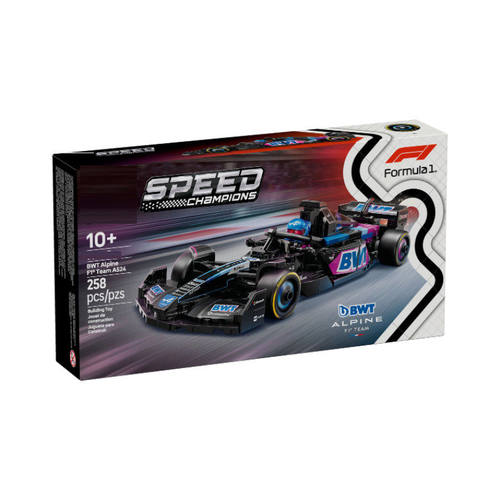 礼盒积木77248 BWT Alpine F1车队 A524赛车男孩拼装玩具礼物送礼