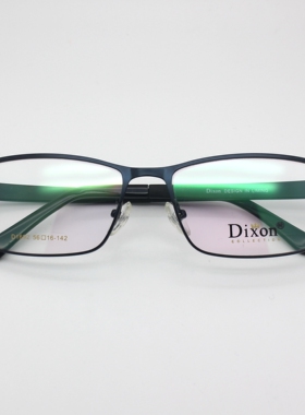 Dixon迪克逊眼镜架超轻商务合金男款大脸方形全框眼镜配近视D1692