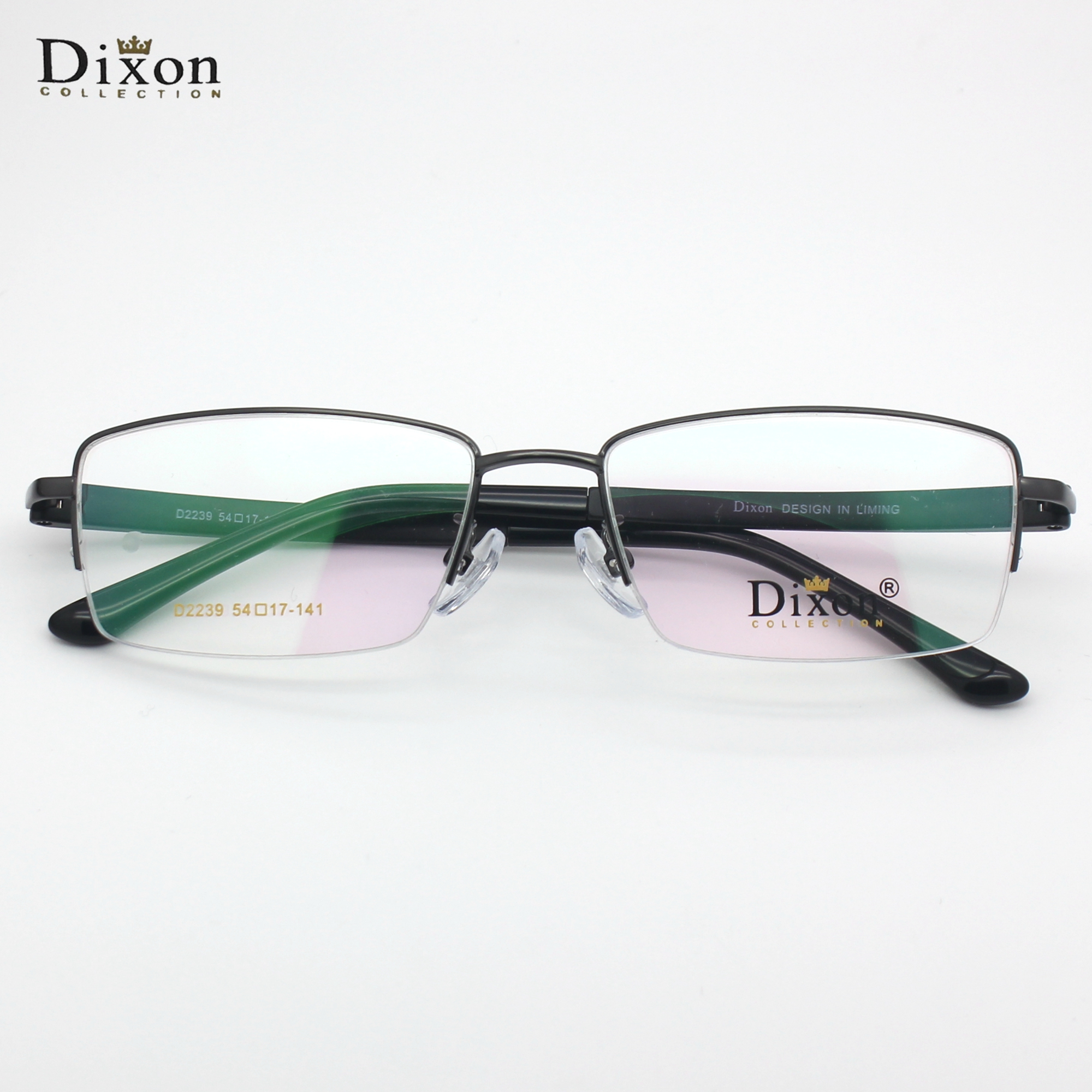 Dixon迪克逊眼镜超轻商务男款方形半框近视眼镜架防蓝光变色D2239