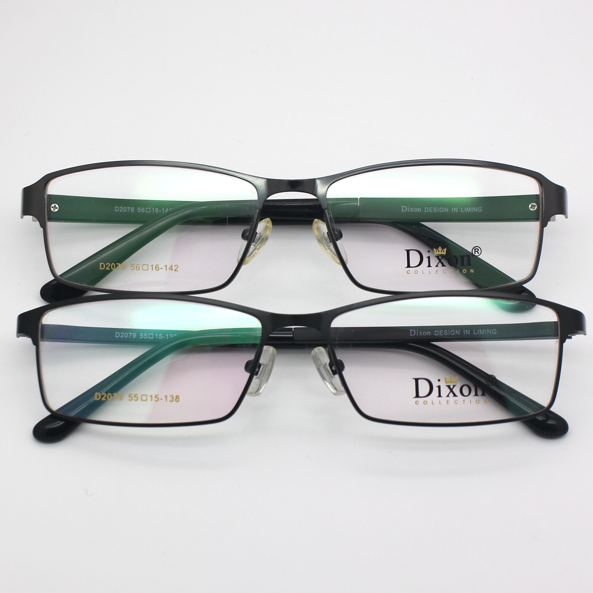 dixon迪克逊全框眼镜架商务男款方形近视眼镜配防蓝光d2078/d2079