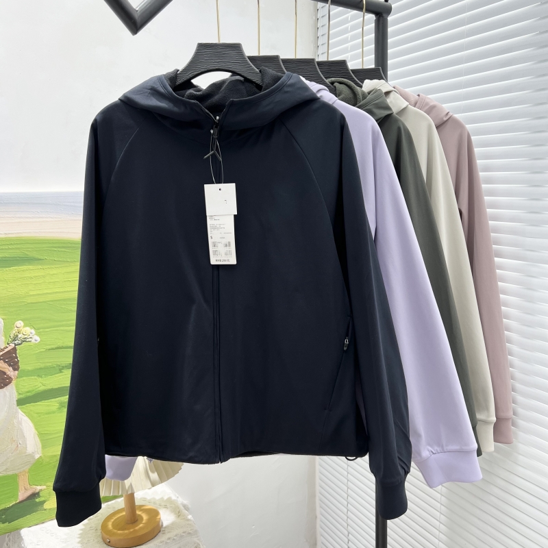 双面穿防风摇粒绒拉链连帽外套