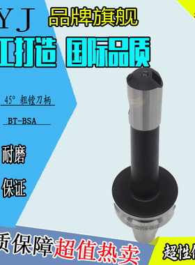 BSA盲孔45度镗刀柄BT40-BSA25/30/38/50/62/72/90-165/180粗镗刀