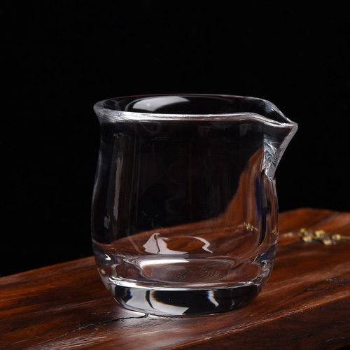 东海工艺水晶日式自相纯手工白水晶公道杯大号高档茶海分茶器泡茶 - 封面