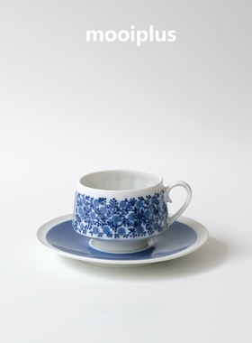 芬兰/中古｜Arabia Doria 蓝色浆果 咖啡杯 / mooiplus