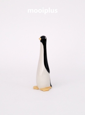 瑞典/中古｜Gefle UE 可爱 企鹅 陶瓷 艺术摆件 15cm