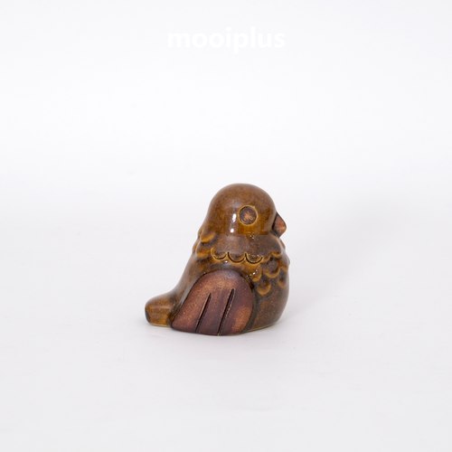 瑞典/中古：Ego Stengods 炻器 小鸟 摆件 8cm