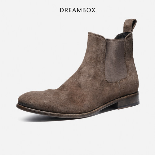 dreambox秋冬新款英伦切尔西靴