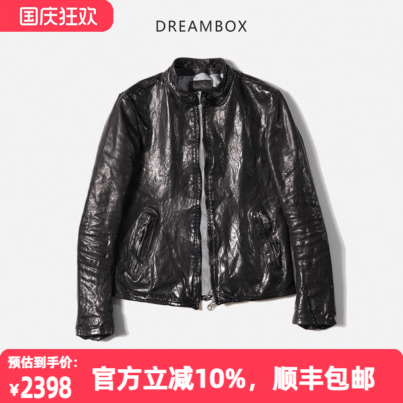 重洗水马皮痞帅机车皮衣