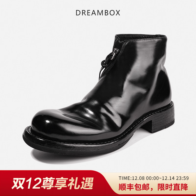 切尔西靴dreambox侧拉链高级感