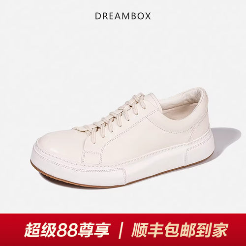 DREAMBOX马皮纯手工小白鞋