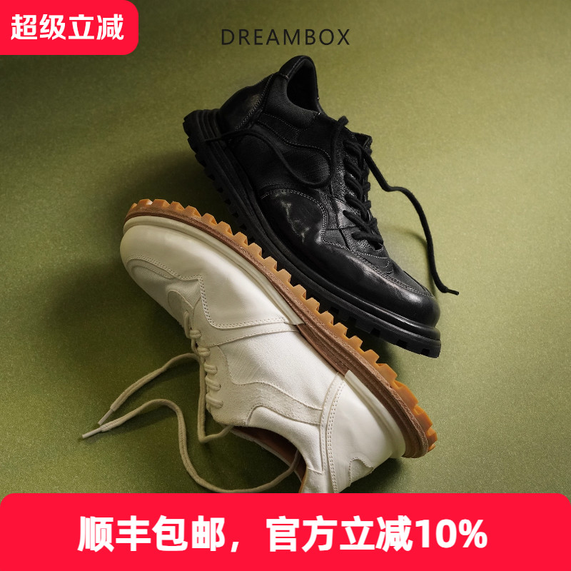 钧博水洗马皮透气防滑户外休闲鞋