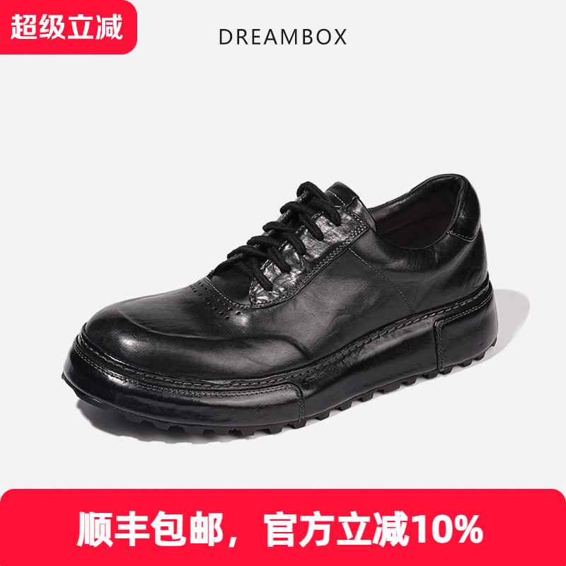 dreambox钧博vibram马皮小白鞋