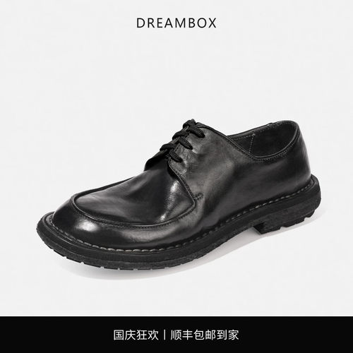 纯手工水洗马皮男士休闲皮鞋