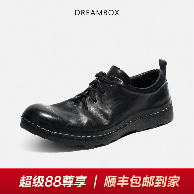 钧博水洗马皮户外休闲鞋图片